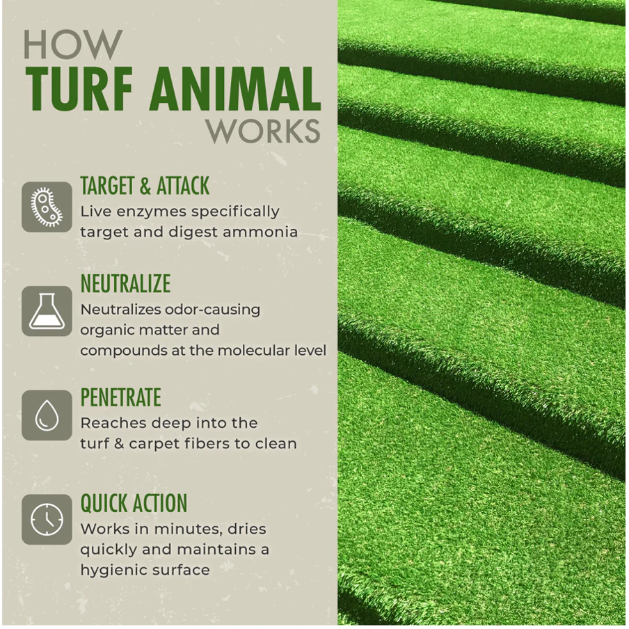 (3 pack quart) turf animal original