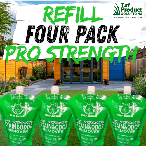 (4 Pack Refill) Turf Animal PRO STRENGTH Outdoor Odor Remover
