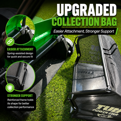 (SHIPS LATE JUNE) - Turf Power Sweep™ MAX + Turf Power Jet™ | 40V Cordless Artificial Turf Sweeper & Blower Combo, Lifts Flattened Fibers, Removes Debris & Pet Hair