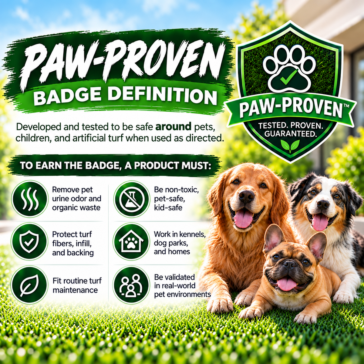 (1 gallon) turf animal original - organic artificial turf cleaner