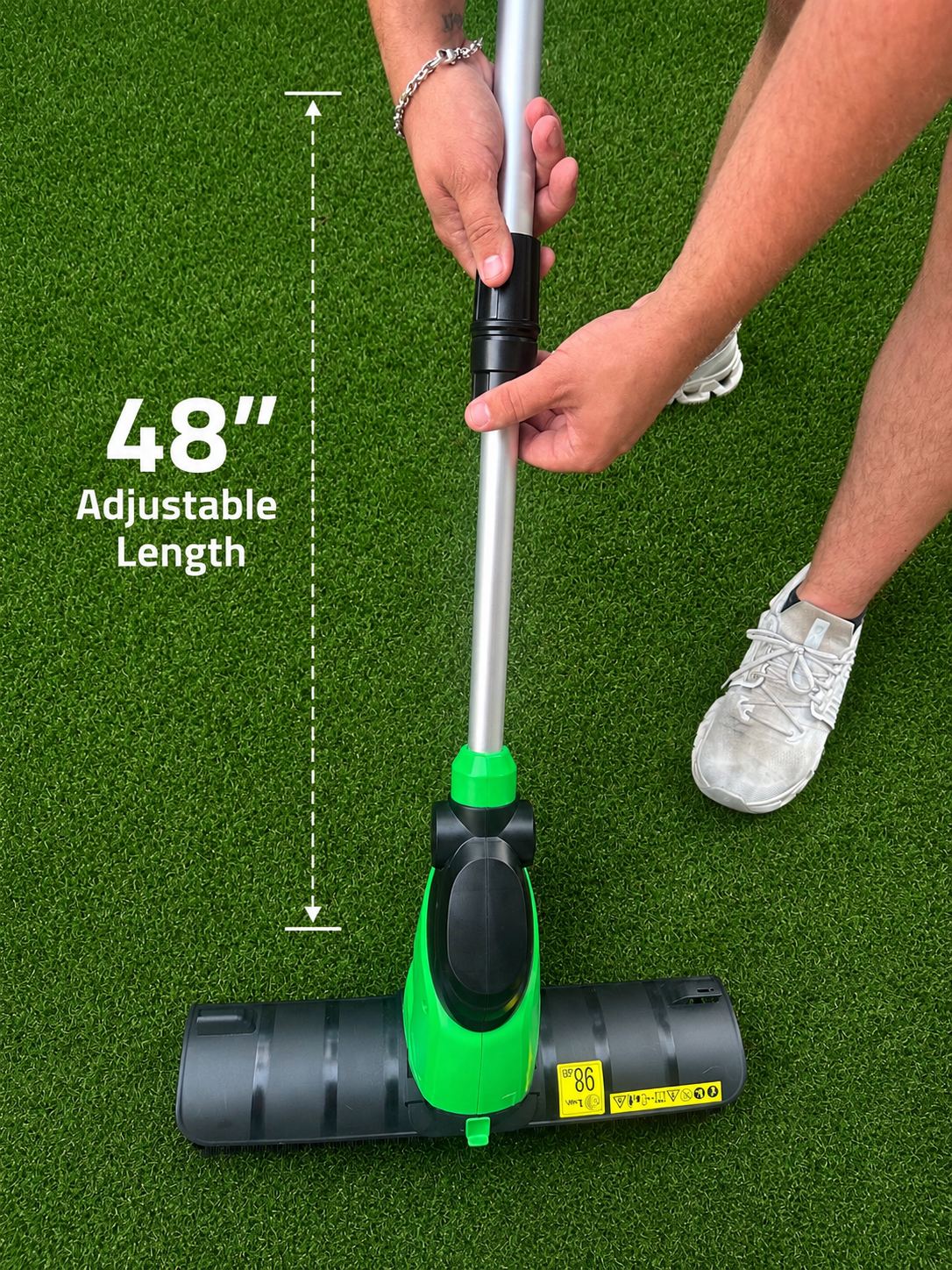 fiber lift pro - 20v cordless artificial turf sweeper (pre-sale - ships in late june)
