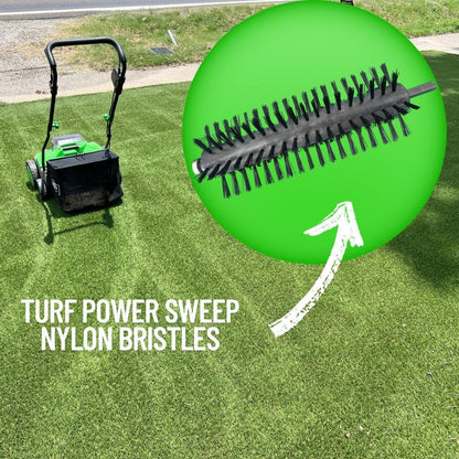 The Original #1 Battery Powered Turf Power Sweep