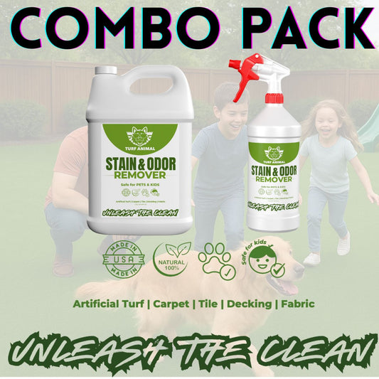 COMBO PACK -  Organic Artificial Turf Cleaner Turf Animal