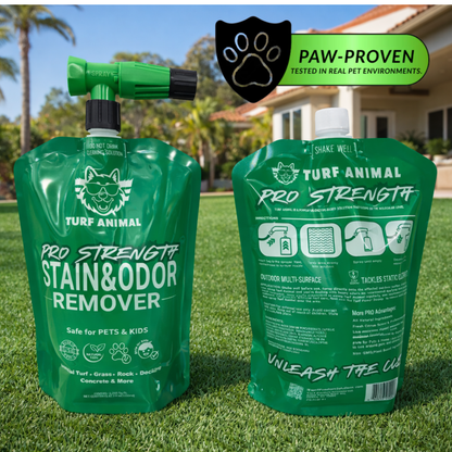 (Starter Pack - With Sprayer) Turf Animal PRO STRENGTH Outdoor Odor Remover